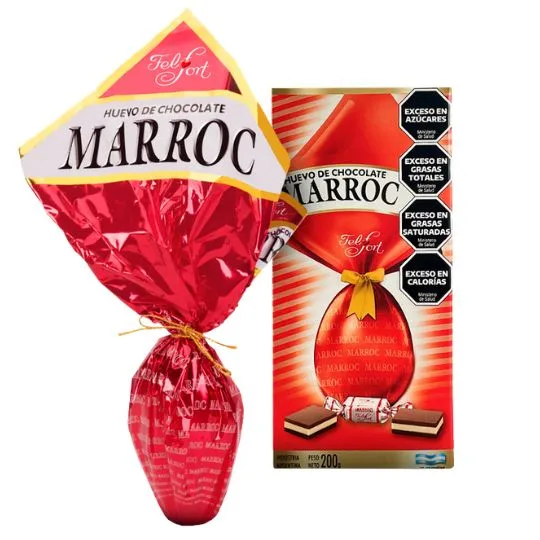 Huevo de chocolate marroc 200g